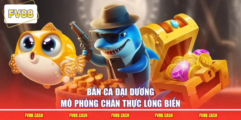 Bắn cá đại dương mô phỏng chân thực lòng biển