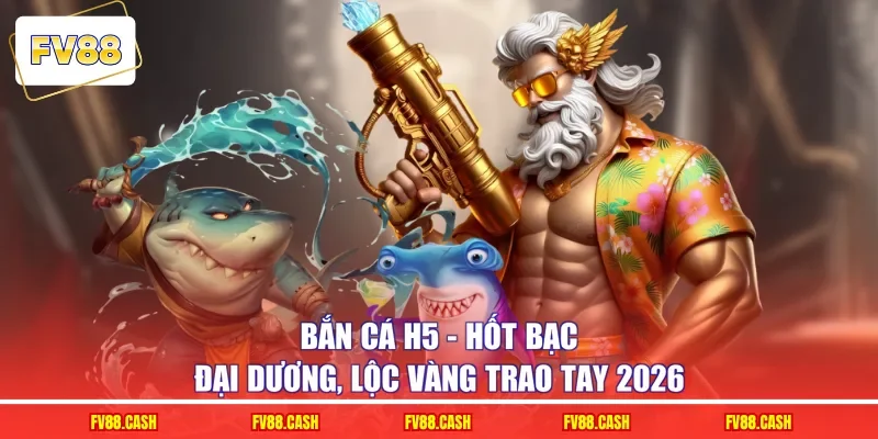 Bắn Cá H5 - Hốt Bạc Đại Dương, Lộc Vàng Trao Tay 2026