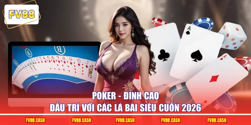 Poker - Đỉnh Cao Đấu Trí Với Các Lá Bài Siêu Cuốn 2026